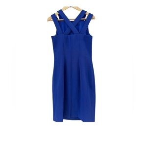 Hugo Boss Blue Sheath Dress | Size 4 | Cocktail / Business / Party